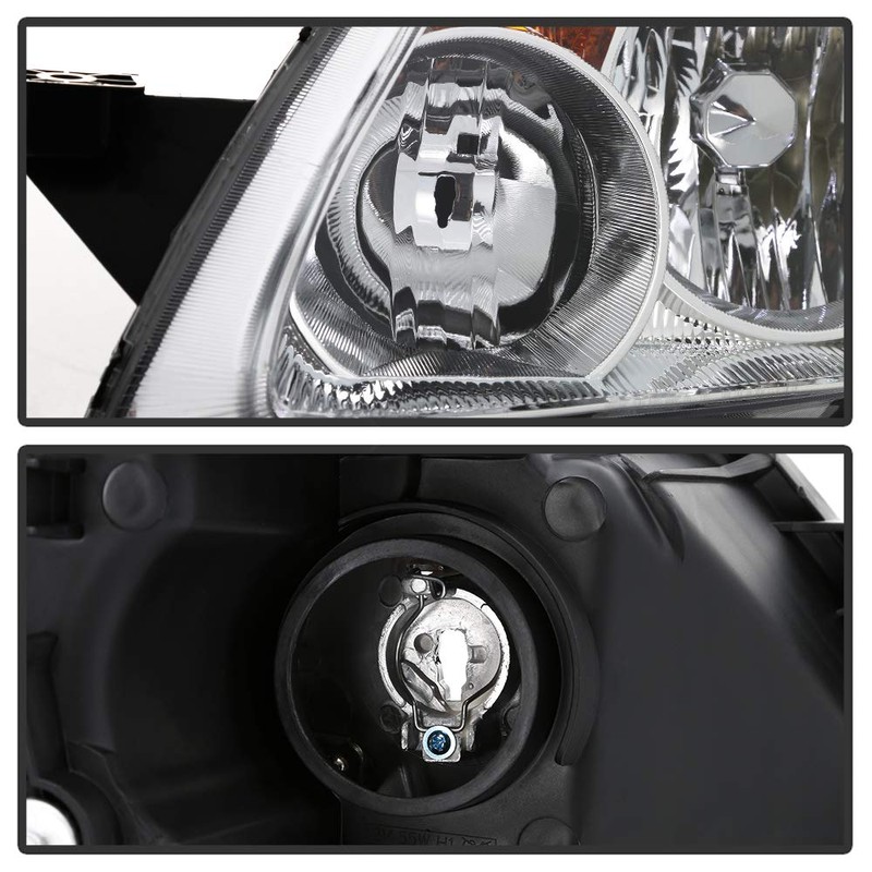 ACANII - For 2005-2006 Honda CRV C-RV Chrome Housing Headlights
