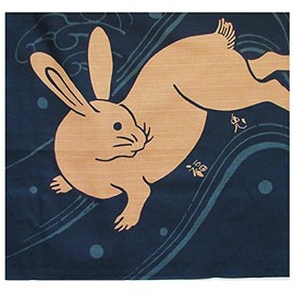 [LL/35inc] Furoshiki- Japanese Wrapping Cloth (Rabbit of Blessings)