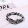 Oidea Viking Bracelet for Men: Norse Celtic Knot Snake Head