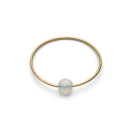 JUKEREI Ring Gold Women's – Birth Ring / Birthday Ring / Birthstone Ring All Months January / December Silver Gold-Plated, Gold-Plated Silver, October.