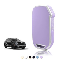 TOOMUME Car Key Cover TPU, Car Key Case Fit for Kia Sportage Ceed XCeed ProCeed Sorento Tonic Niro Rio Stinger Seltos Soul K3 K5 K8, Protective Key Fob Cover Key Fob Case - Smart Key