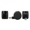 Amstyle 5x Office Chair Wheels Black Pin 11 mm/Diameter 60