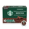 Starbucks K-Cup Coffee Pods, Flavored Hot or Iced Coffee, Mocha,