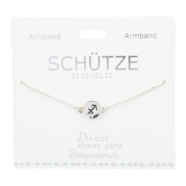 Depesche 4715-048 Bracelet for Women and Children with the Zodiac Symbol Sagittarius