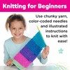 Creativity for Kids Learn to Knit Pocket Scarf - DIY