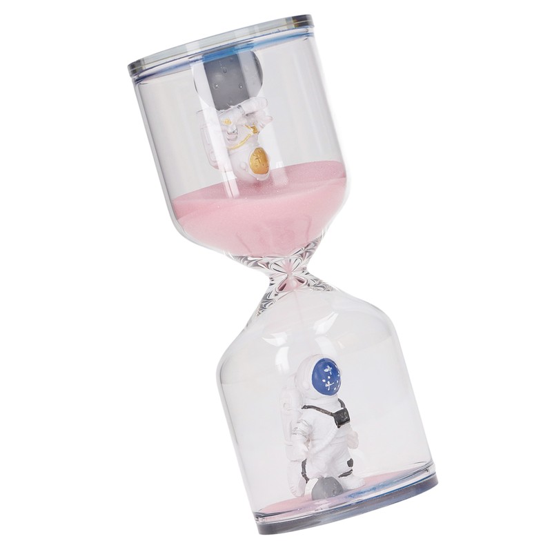 Decorative Sand Timer Clock Space Man Educational Hourglass for Office