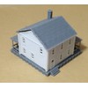 Outland Models Train Railway Layout Country 2-Story House White N