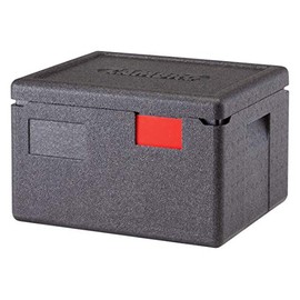 Insulated Pan Carrier & Hot Box Food Warmer for Catering, Restaurants & Deliveries - Lightweight Thermal Container to Keep Food Hot During Transport - Top Loader Half Size 6" Deep