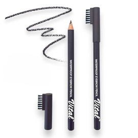Natural Definer Eyebrow Pencil With Brush -2 in 1 Precise Brow, Waterproof, Long Lasting & Easy Applicato (Dark Brown Shade)