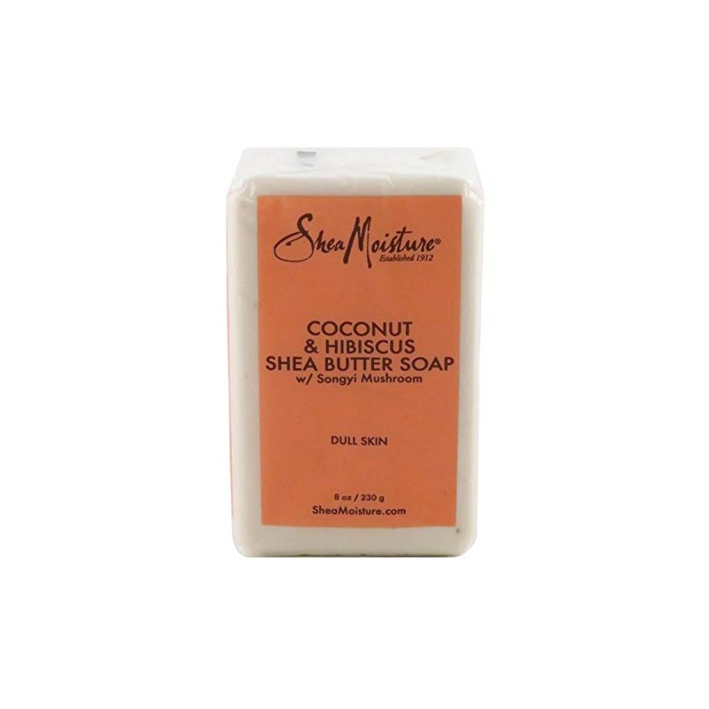 Shea Moisture Soap 8 Ounce Bar Coconut & Hibiscus Shea