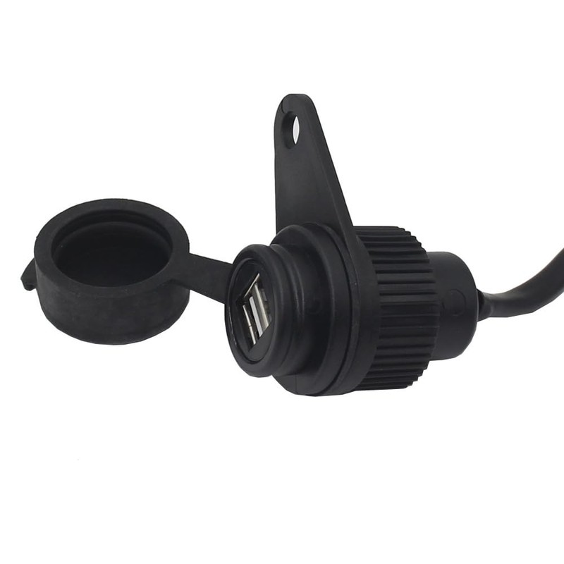 Domary Motorcycle USB Charging Socket Modified USB Chargers Adapter with
