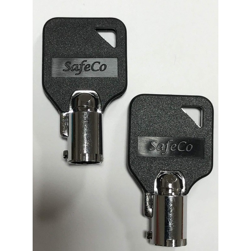 SafeCo Brands Replacement Tubular Keys 2-Keys (0001 SafeCo Brands)