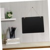 ROSENICE Black Board Hanging Wood Chalkboard for Both Sides