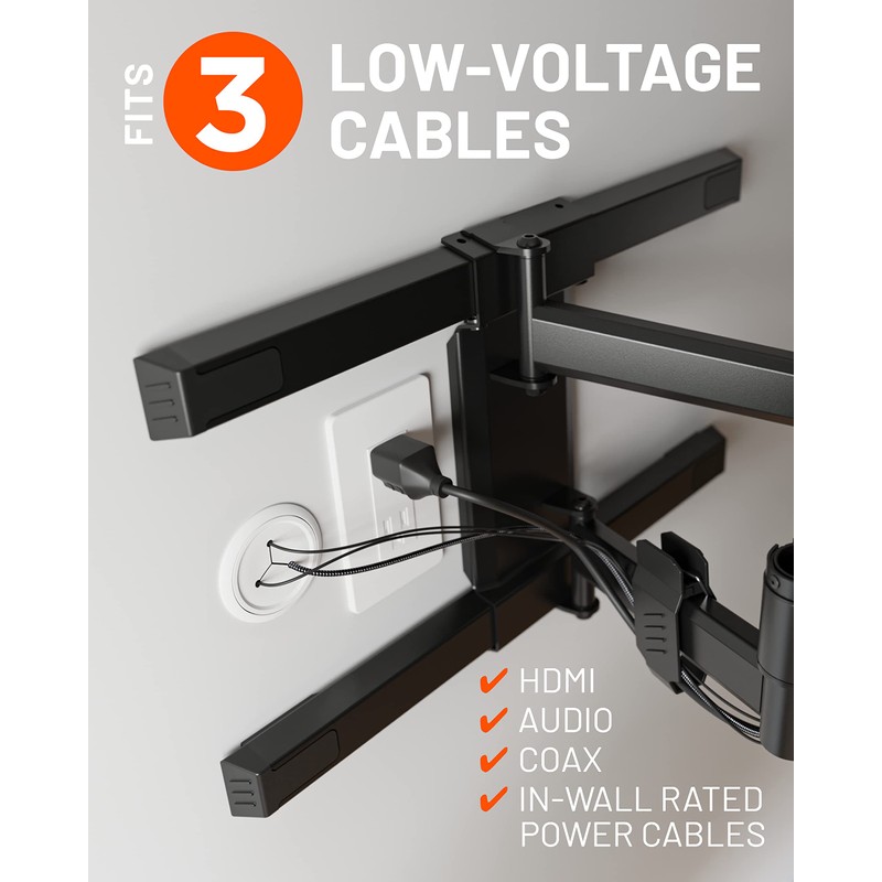ECHOGEAR TV Cord Hider - 2.5" Mini in Wall Cable