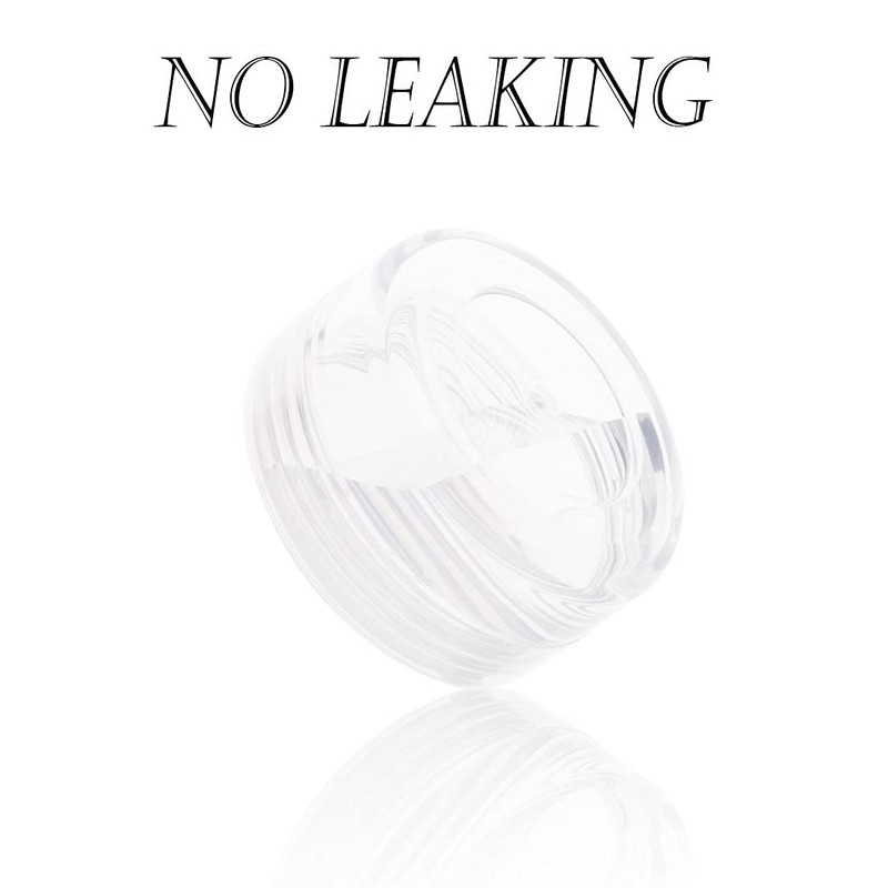 ZEJIA 10 Gram Cosmetic Containers 10pcs Sample Jars with Lids