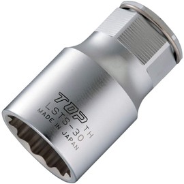 TOP Extension Socket for Main Wrench, 1.2 inches (30 mm), Plumbing, Water Supply, LSTS-30, Tsubamesanjo, Made in Japan