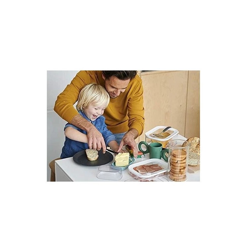 Mepal Modula Rounded Food Storage Box with Lid Set of