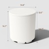Trygoal Outdoor Cooler Side Table, 2-in-1 Ice Chest Cool Side