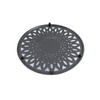 Antrader Cast Iron Trivet,Sunflower Style Racks Stands with Pegs, Rustproof