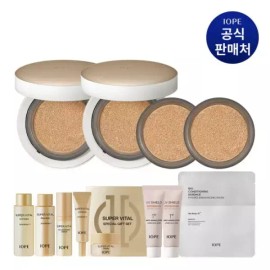 IOPE 에어쿠션 본품 2개+리필 2개 (옵션) Air Cushion Set 2 Units + 2 Refills (Option) [Natural 13N]