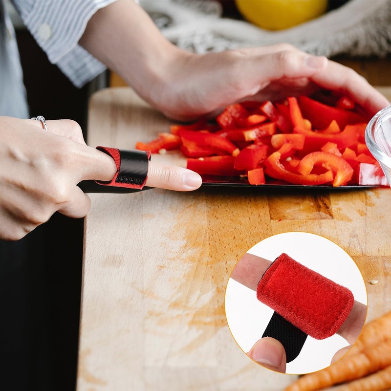 8pcs Finger Splints, Adjustable Trigger Finger Splints Reusable Finger Brace