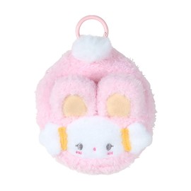 Sanrio 295825 Mini Pouch Charm (Spring Rabbit), Small Accessory Case, Makeup Pouch with Carabiner
