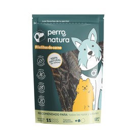 Premios Filetitos de Carne de Res Libre Pastoreo - 100g - Premium - Alto en Proteína - Bajo en Grasa