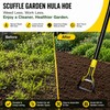 Scuffle Garden Hula Hoe for Weeding – Push-Pull Stirrup Weeder