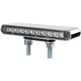 Partsam 2Pcs 6.5" Double Face Truck Semi Trailer Light Bars 10LED Red/Amber Clear Lens Waterproof with Double Studs Sealed Dual Face Led Turn Signal Stop Tail Marker Lights 12V