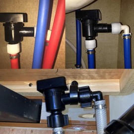 Ausla RV Vacuum Breaker Check Ventil RV Rückfluss PRÜFEN Ventil Plastik Schwarz Tank Check mit 1/2-Zoll-NPT-Gewinde für Trailer 8-125 Psi