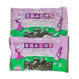 BrachCandy Easter Black Licorice Jelly Beans, 9 oz pack of 2