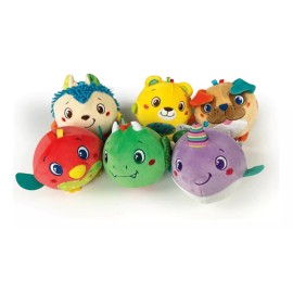 Baby Clementoni Juguetes Bebe 6 Animales Bolitas De Peluche Baby Clementoni