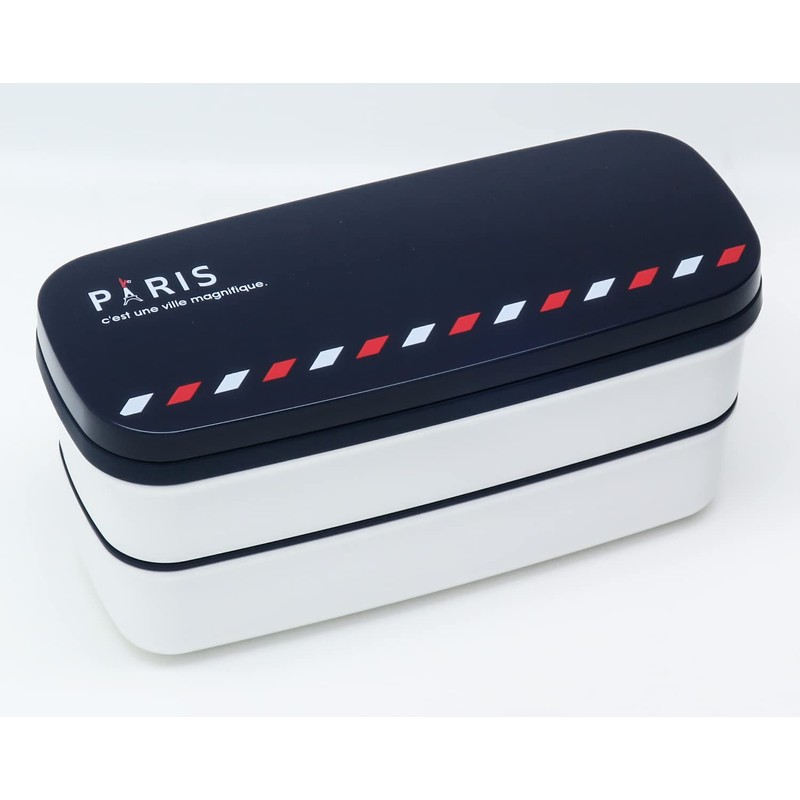 OSK PARIS PW-28K 2-Tier Lunch Box with Dividers, Made in