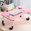 Portable Folding Laptop Desk Bed Tray Table with Foldable Legs