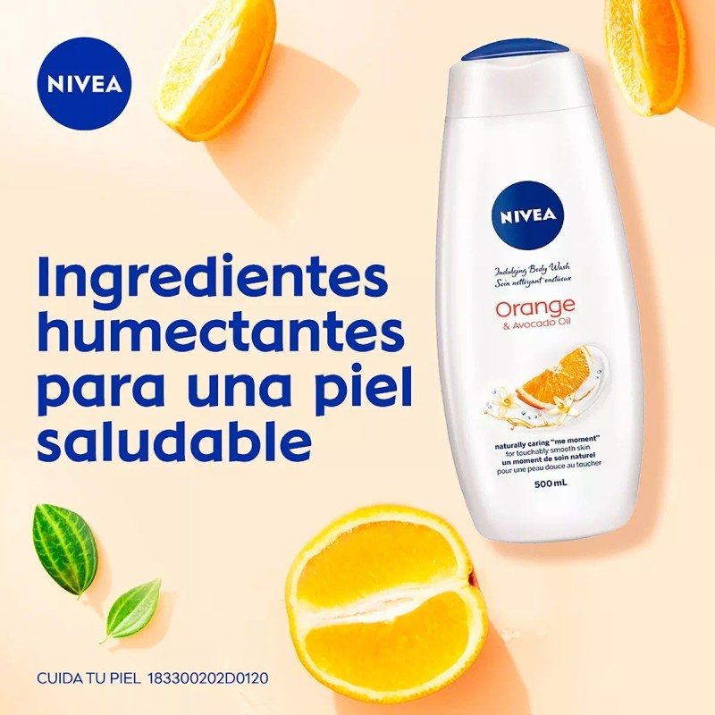 Nivea Jabón Líquido Corporal Nivea Con Esencia De Naranja Y