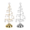 LED Christmas Tree Lamp Battery Powered Spiral Christmas Tree Table