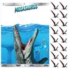 Mosasaurus Pin the Tail Party Game - Dinosaur Pin Game