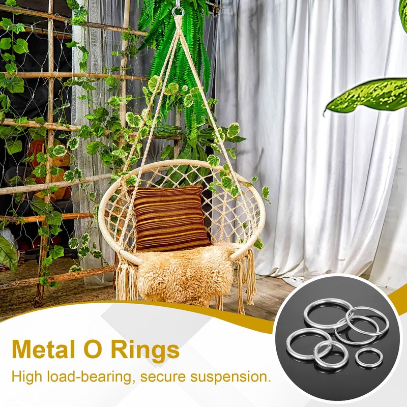 Metal O Rings 3" OD, 2.5" ID, 0.31" Thick 304