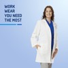 SPECTRUM UNIFORMS Medical Lab Coats 40" Length Ladies Ultra Smart