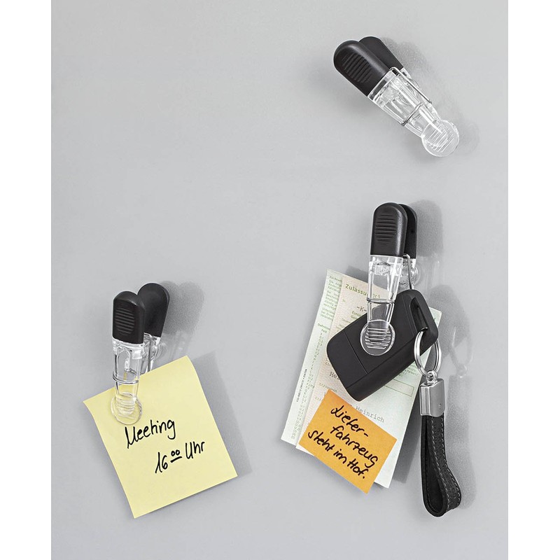 Wedo 6422016 – Magnetic Clip (Glossy Plastic Ribbed Strong Hold)