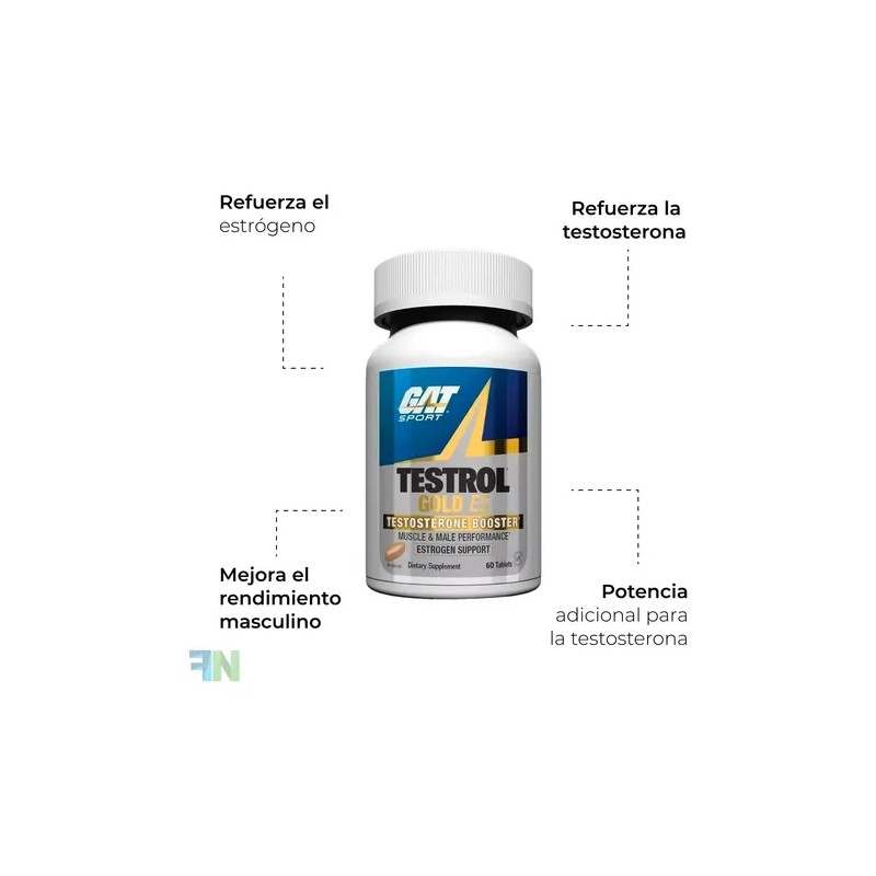 Ga Testrol Gold Es Gat Sport Suplemento 60 Tabletas