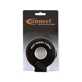 Connect Workshop Consumables 37116 Heat Shrink Tubing on a Roll 3/8" (1.22m) Black