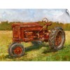CANVAS ON DEMAND Rustic Tractors II Wall Decal, Agriculture Artwork