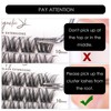 Cluster Lashes 72 Individual Lashes Clusters Eyelash Extensions False Eyelashes