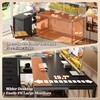 PRAISUN 61" L Shaped Desk with Power Outlets and USB-C
