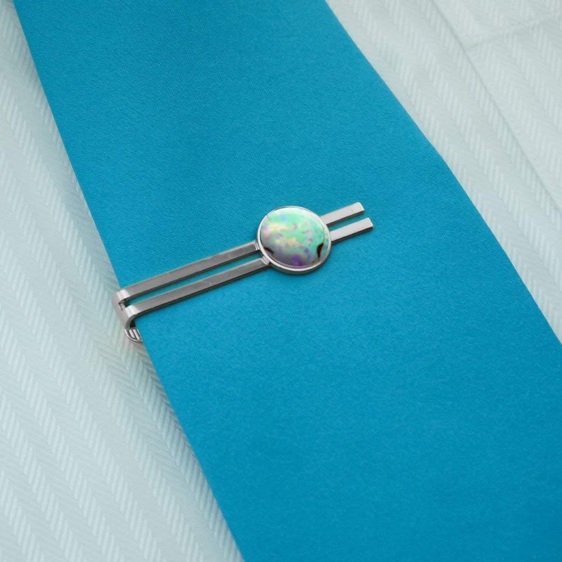 GRAPHICS & MORE Opal Gemstone Picture (Image Only) Round Tie