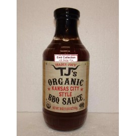 Trader Joe’s TJ’s Organic Kansas City Style BBQ Sauce 18oz 510g Sealed Bundle - 1 Bottle