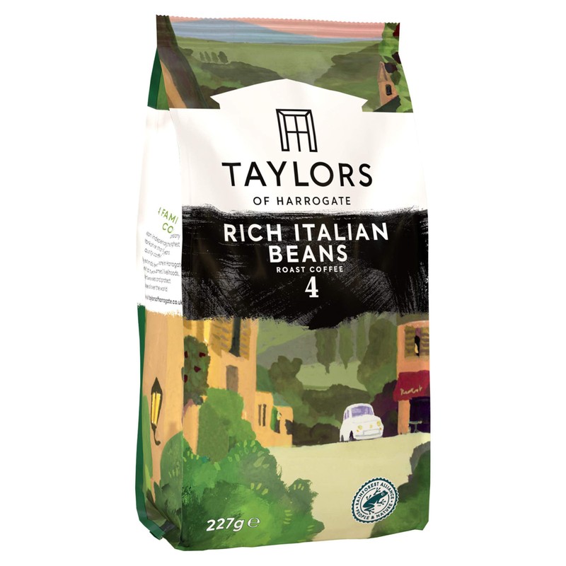 Taylors of Harrogate Rich Italian Beans Roast Coffee, 227g