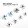 135pcs Carbon Steel Four Claw Nut Assortment Kit for Furniture