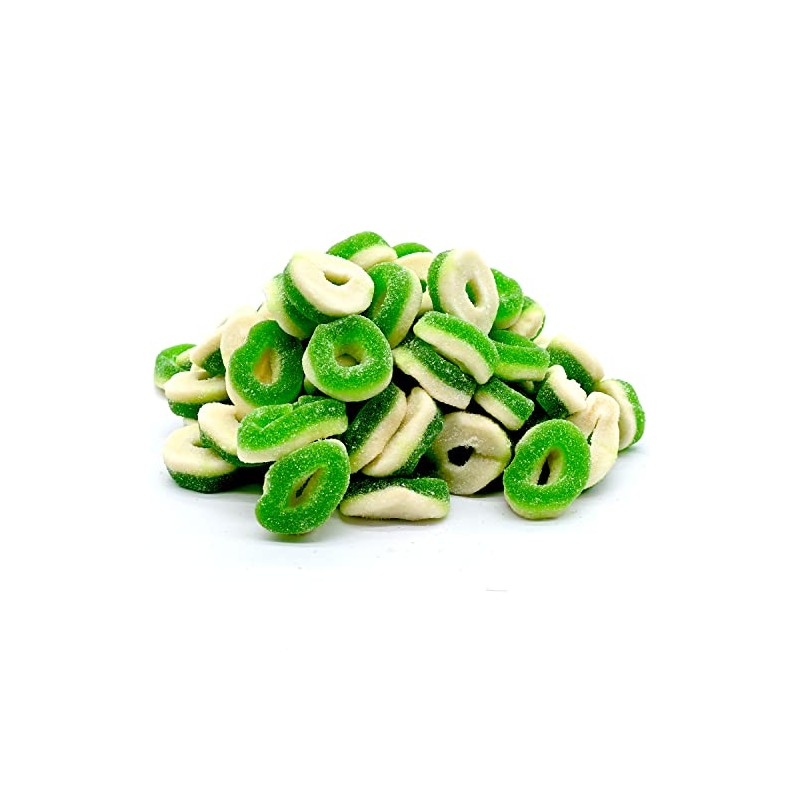 Candy Retailer Gummi Rings Candy (Apple, 1 Lb)